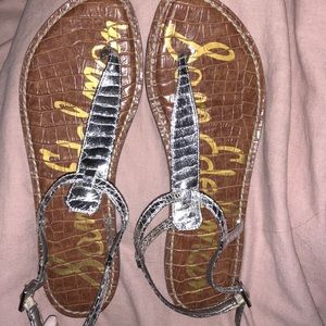 Silver Sam Edelman Sandals